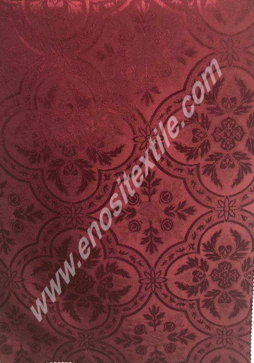 KLT-059 Claret Red Dyed Fabrics Fabrics